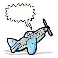 Cartoon Fighter Plane N2