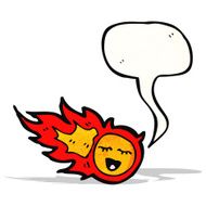 talking meteor cartoon N2