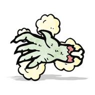 Cartoon Zombie Hand N10