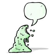 cartoon slime monster N5