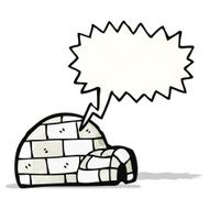 cartoon igloo