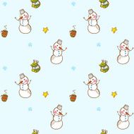 Vector christmas and new year seamless pattern N3