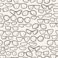 Seamless pattern with glasses
