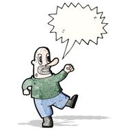 cartoon angry man N15