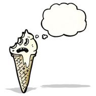 cartoon ice cream cone character N2