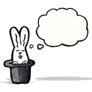 rabbit in hat cartoon N2