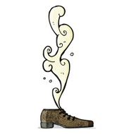 smelly old shoe cartoon