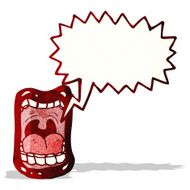 cartoon shouting mouth symbol N2