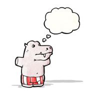 Cartoon Hippo N14