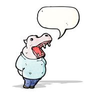 Cartoon Hippo N15