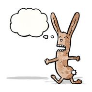 Funny cartoon rabbit N18