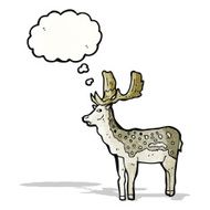 cartoon stag N12