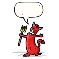 cartoon little devil N59