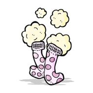 cartoon old socks N2