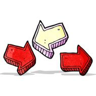 cartoon direction arrows N11