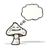 happy cartoon mushroom N2