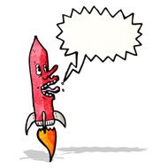 Cartoon Rocket N34