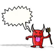 cartoon little devil N66