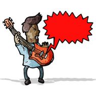 Cartoon Guitar Player N5
