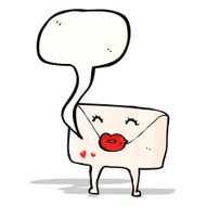 cartoon love letter N7