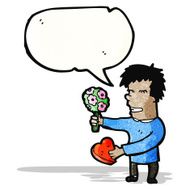 cartoon man on first date N2