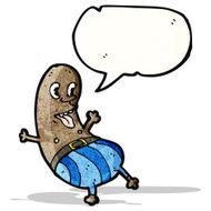 cartoon man with speech bubble N27