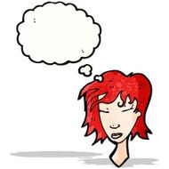 woman with thought bubble N4