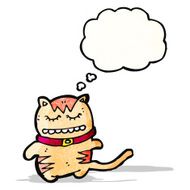 funny cartoon cat N105