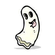 cartoon spooky ghost N43