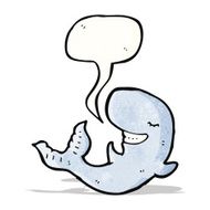 happy cartoon whale N3