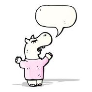 cartoon hippopotamus N2