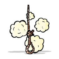 hanging noose cartoon