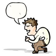 cartoon dad talking down