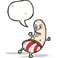 cartoon funny pirate guy