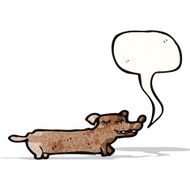 cartoon little dog N61