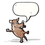 cartoon little dog N63