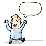 cartoon excited man N24