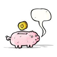 piggy bank cartoon