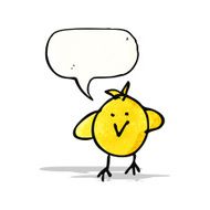 child's drawing of a bird