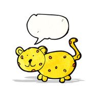 child's drawing of a cheetah