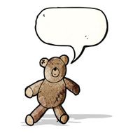 child&#039;s drawing of a teddy bear