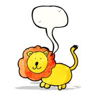 child's drawing of a lion