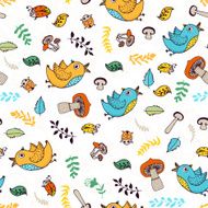 Forest seamless pattern N4