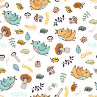 Forest seamless pattern N5