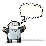 cartoon little robot N8