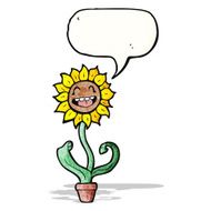 Cartoon Sunflower N23