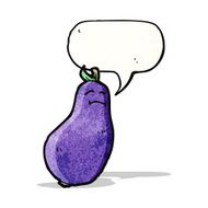 cartoon aubergine