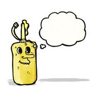 Cartoon Mustard Bottle N4