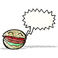 talking burger cartoon N2