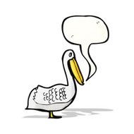 Cartoon Pelican N14